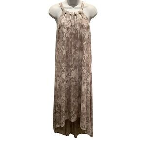 JENNIFER LOPEZ SNAKE PRINT STRETCH HI-LOW SLEEVELESS DRESS XXL